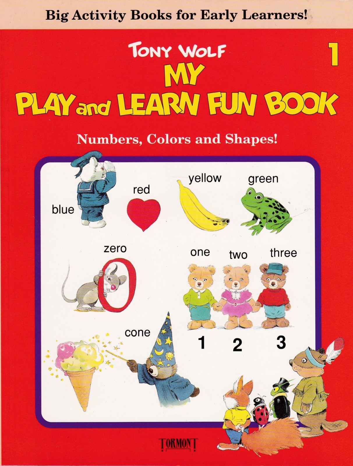 My play and Learn Fun Book 1: Numbers, Colors and Shapes! Paperback 1998