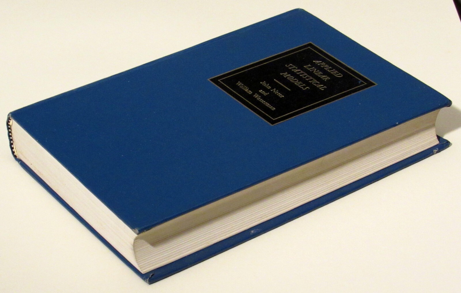 APPLIED LINEAR STATISTICAL MODELS Neter & Wasserman 1974 Hardcover 1st Edition