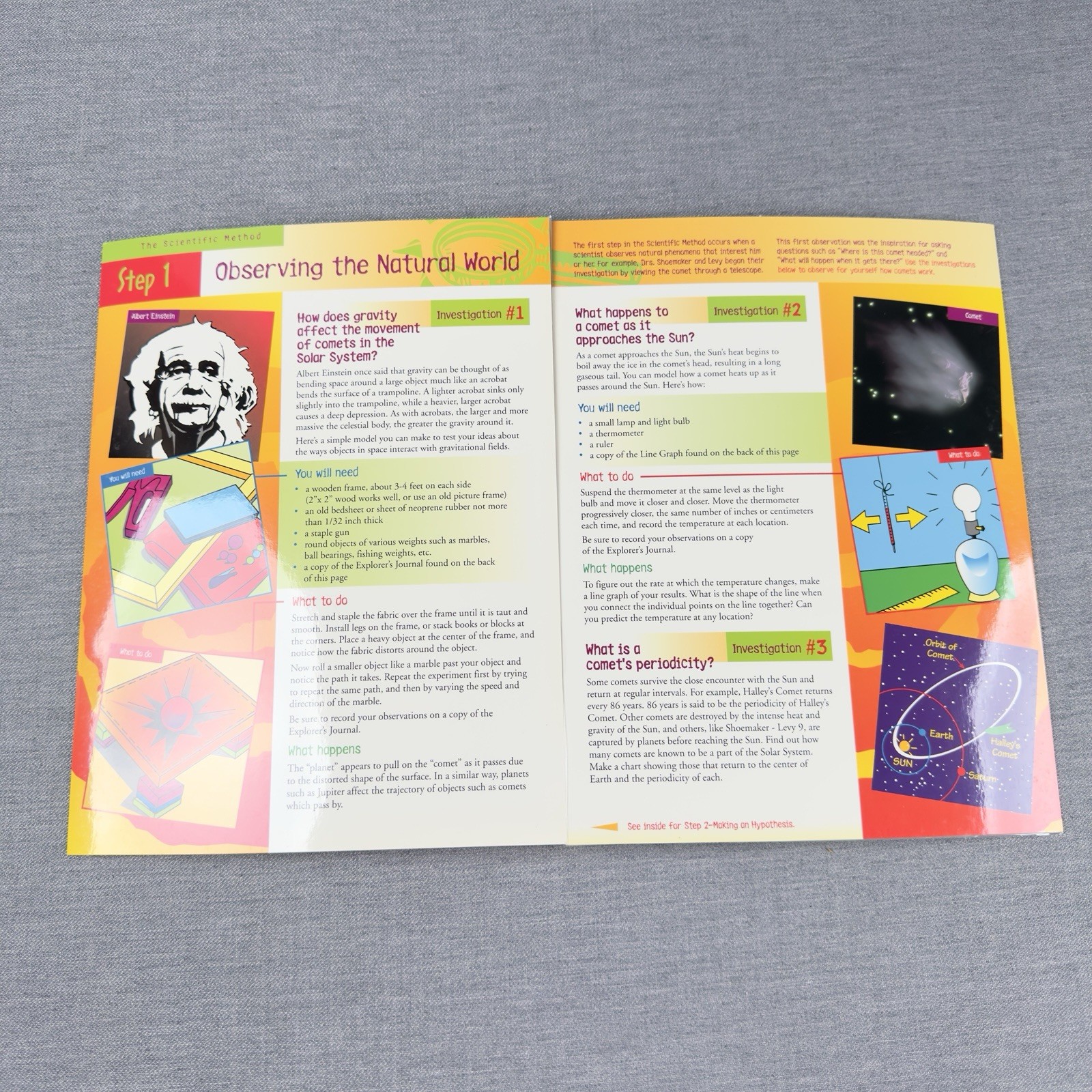 Creative Kid’s Science Project Guides Bundle, Laminated Interactive