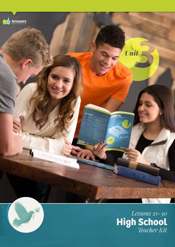 Answers Bible Curriculum High School 3 Teacher Kit Lessons 21-31 New