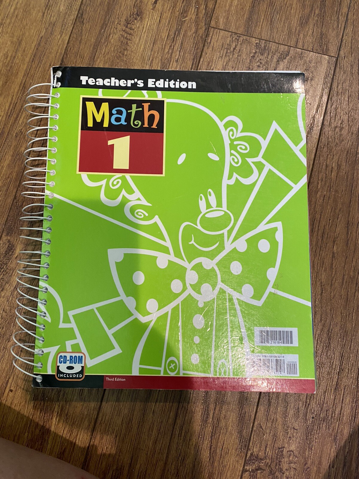 BJU Press 3rd Edition Math 1 Teacher’s Edition CD 216192