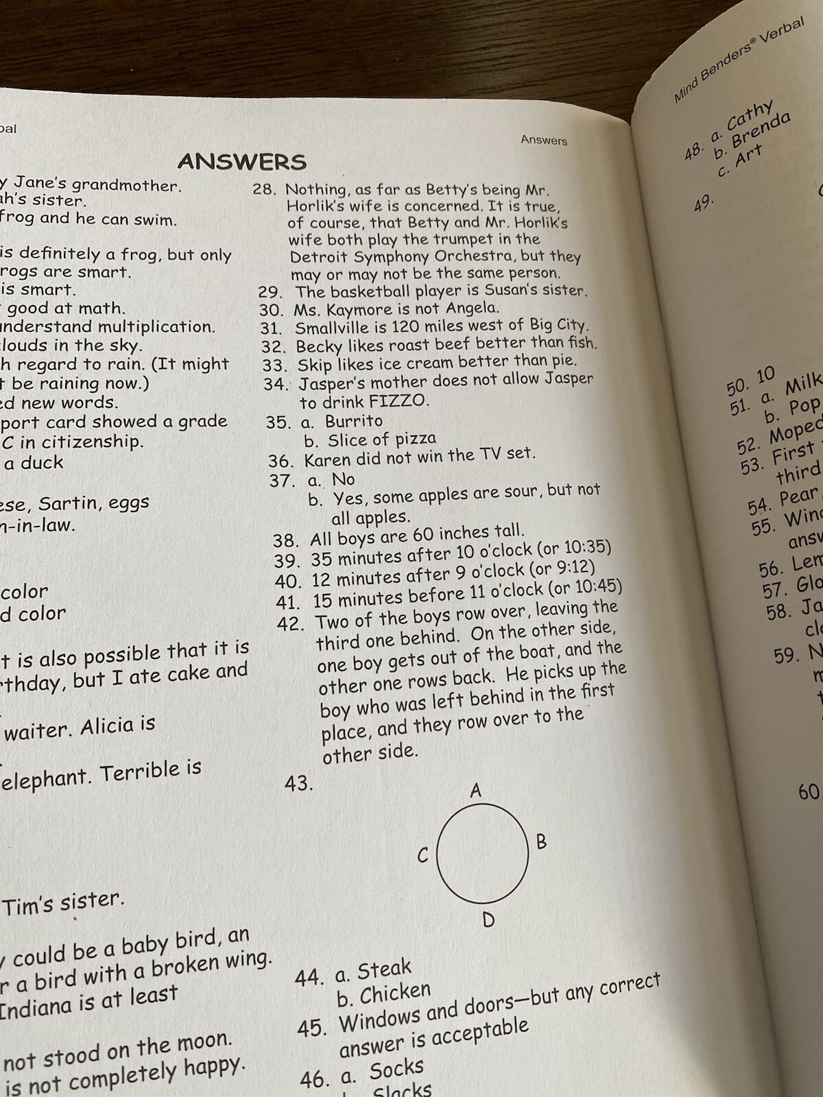 Mind Benders Verbal: Deductive Thinking Skills by Anita Harnadek (2010 Critical