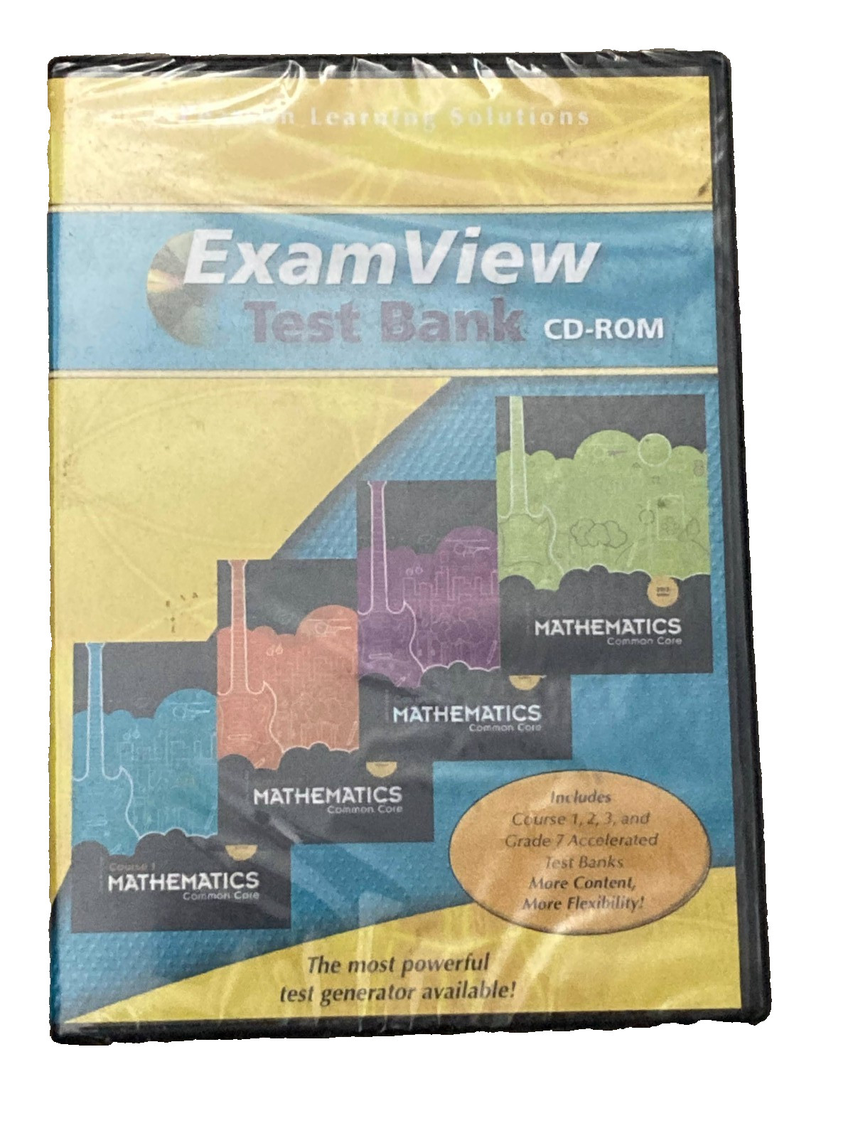 Pearson Exam View Test Bank CD, Course 1, 2, 3, and Grade 7 Accelerated