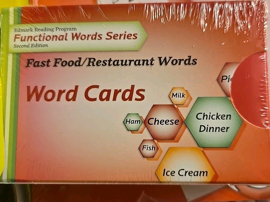 Edmark Reading Program Functional Words Series Fast Food/Restaurant Program