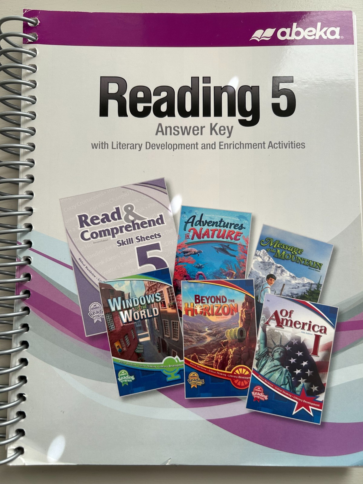 Abeka 5th Grade Language Arts Parent Kit and Reading Books- Full Set