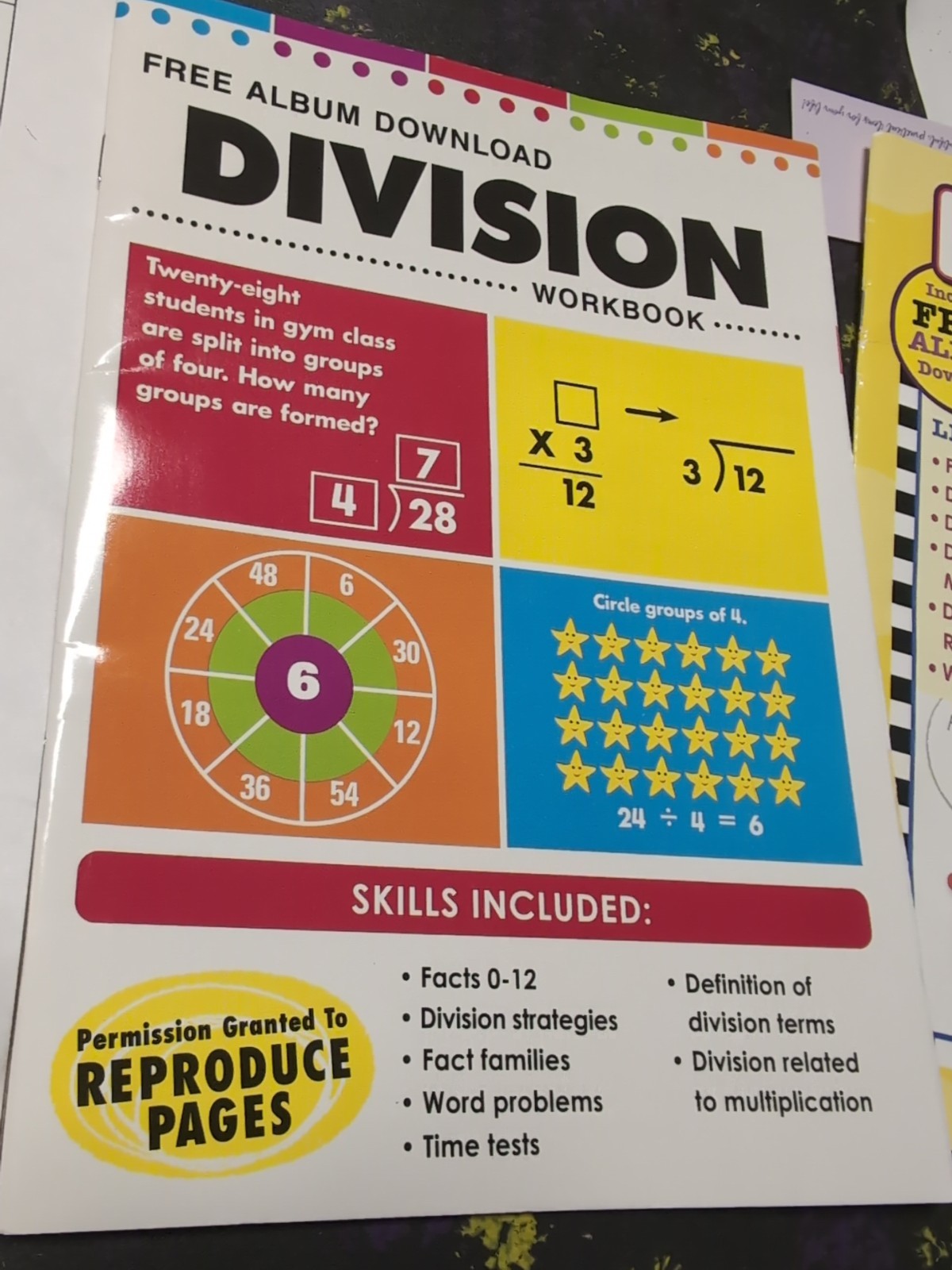 Lot Of 2Division Workbooks Grade 3-4 NEW