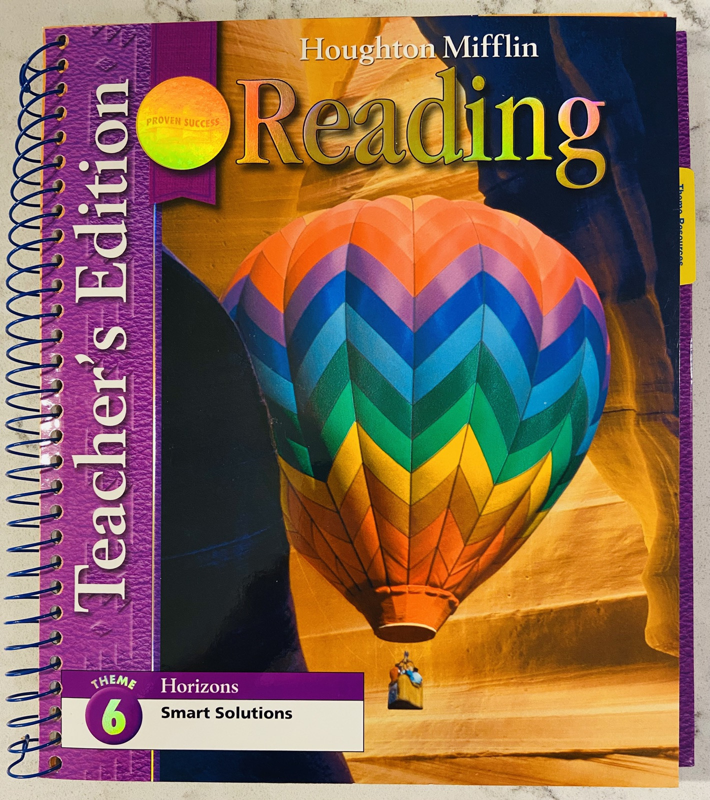 Houghton Mifflin Reading Teachers Ed. Theme 6 Grade 3 Horizons Smart Solutions