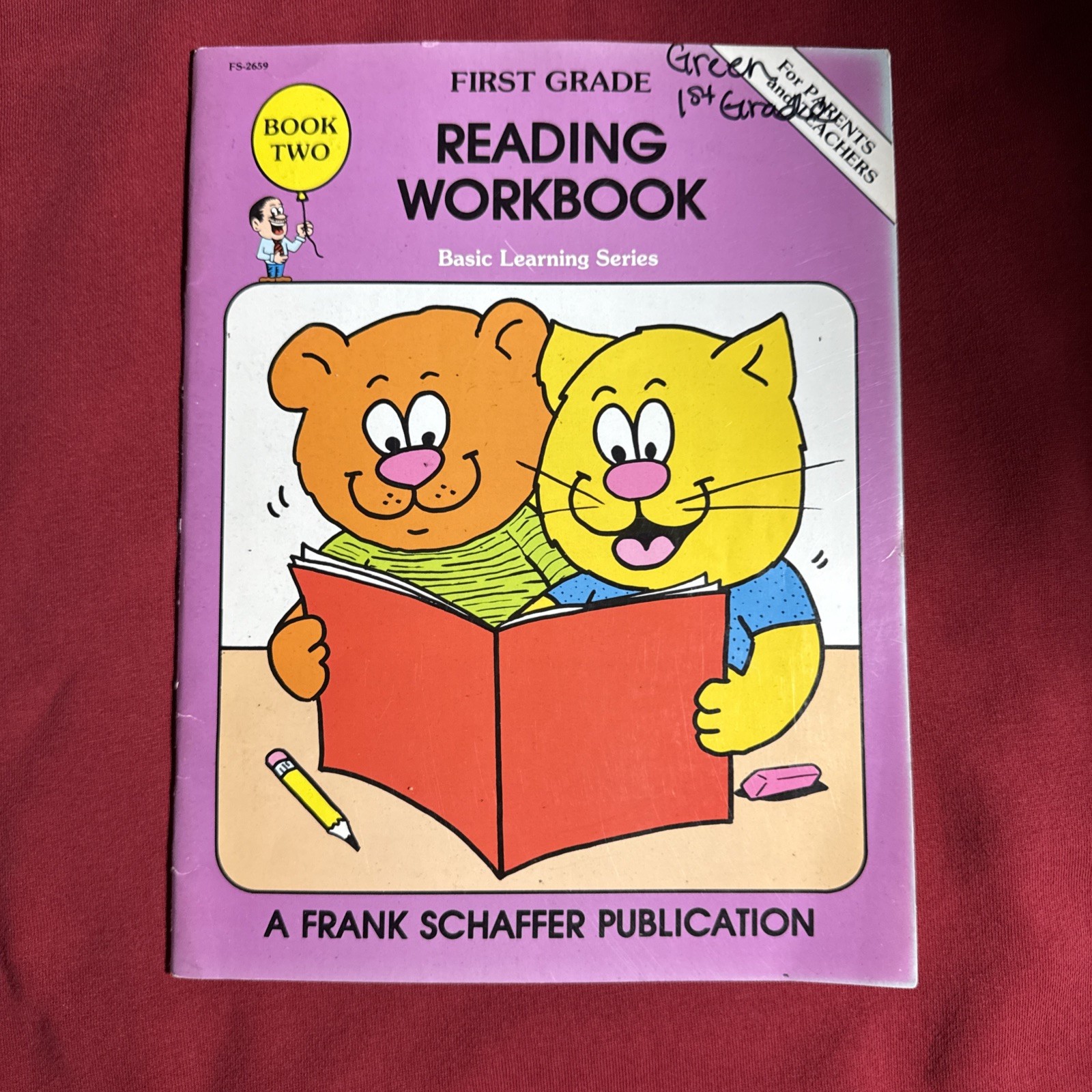 FIRST GRADE READING WORKBOOK BOOK TWO