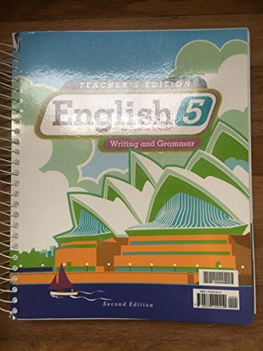 English 5 Teacher’s Edition and Toolkit CD 2nd Edition by BJUPress