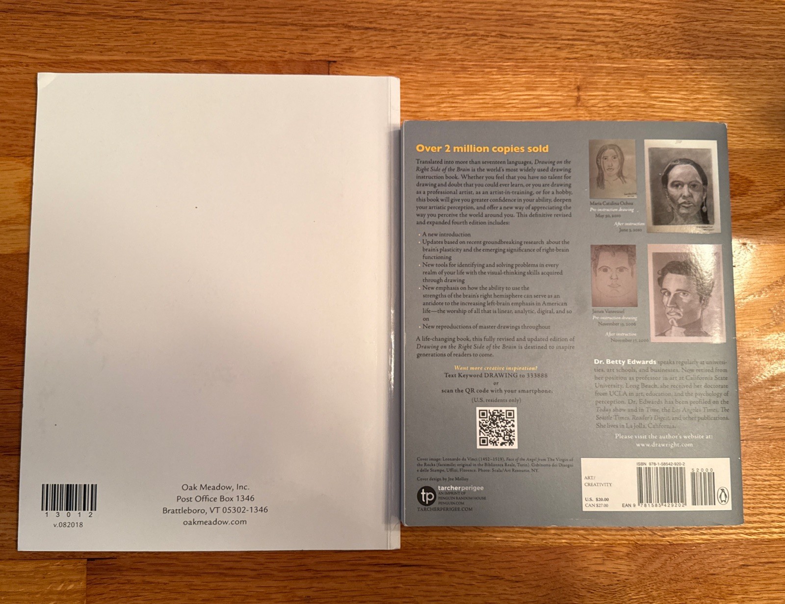 Oak Meadow Integrated Drawing (2018) & Drawing On The Right Side of the Brain