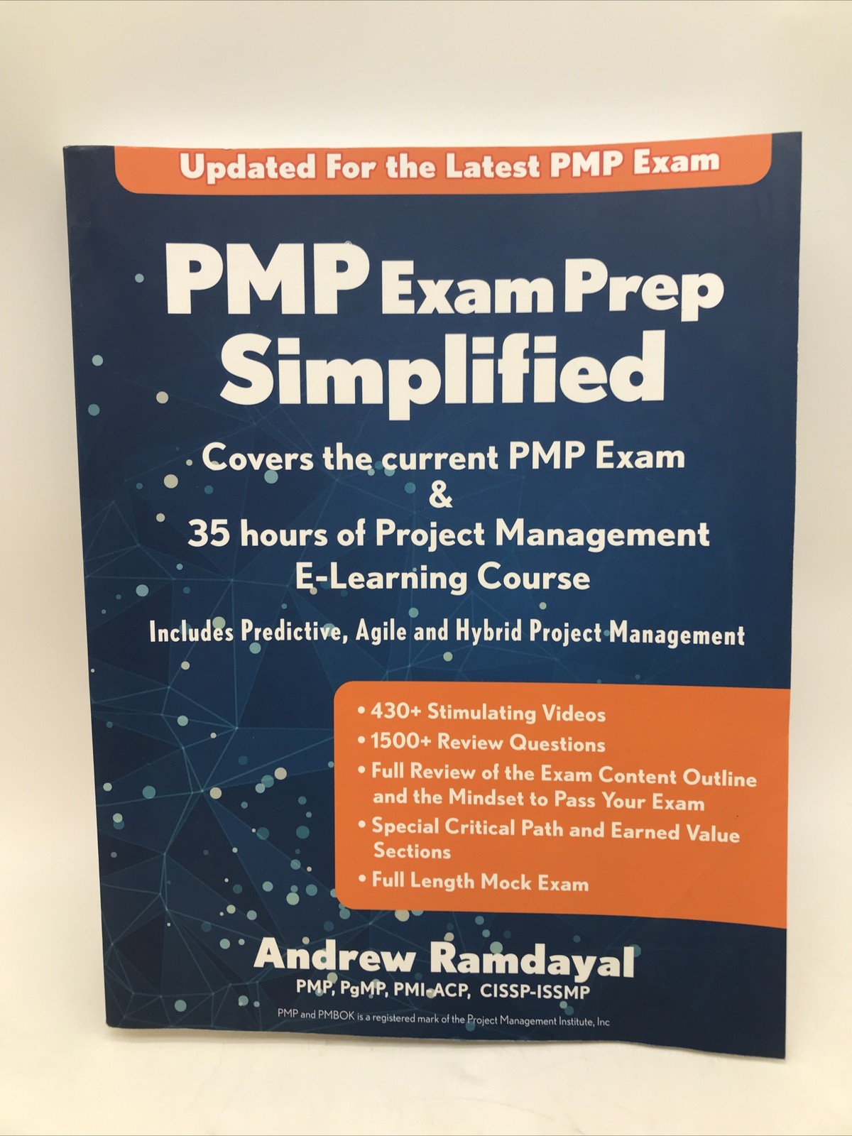 PMP Exam Prep Simplified Andrew Ramdayal 5th Printing 2023 Book Study Guide