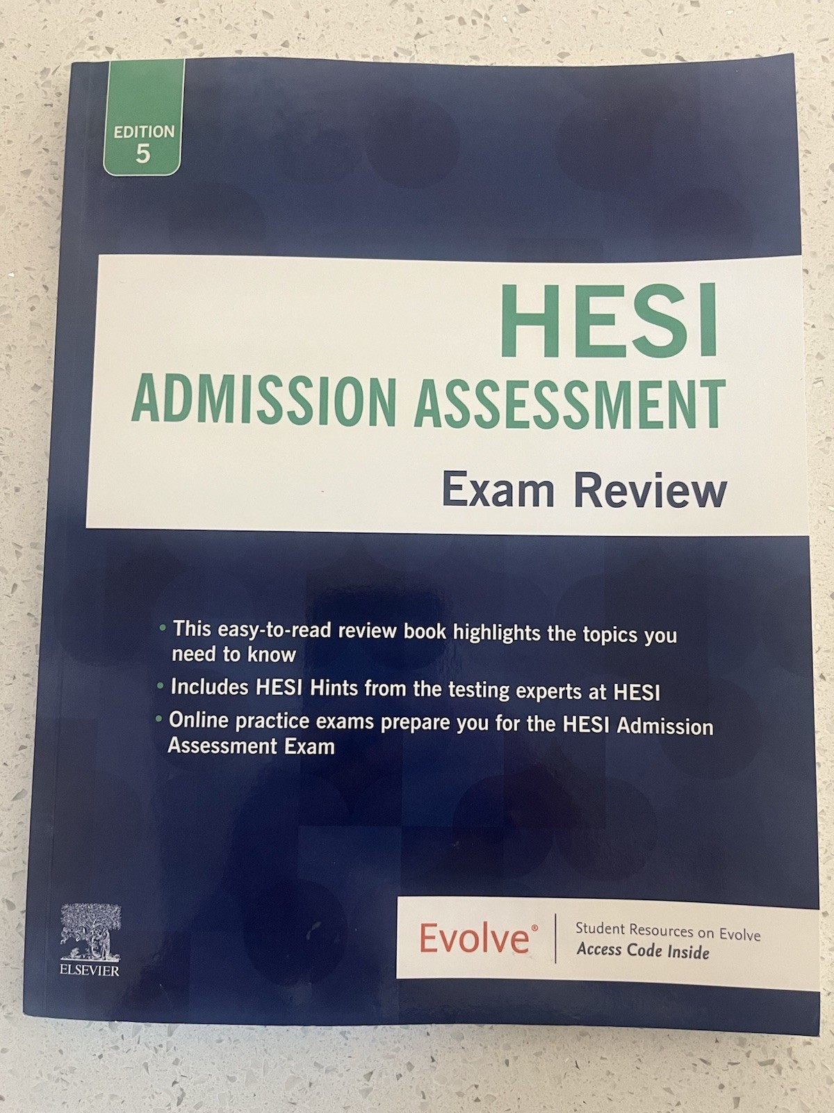 HESI Admission Assessment Exam Review 5th Ed, Elsevier