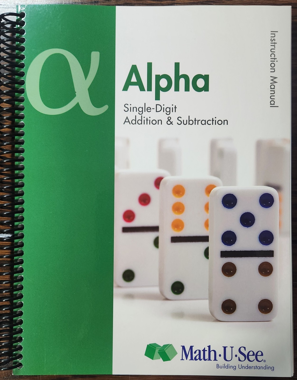 Math-U-See Alpha Instruction Manual Sprial Bound*NEW*