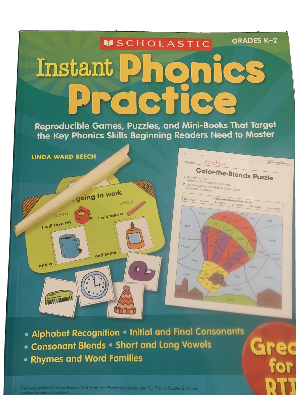 Instant Phonics Practice : Reproducible Games, Puzzles, and Mini-Books That…