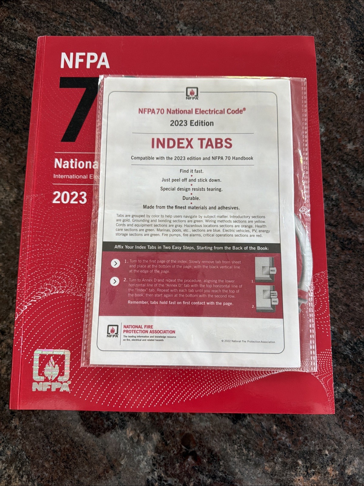 NFPA 70 NEC 2023 National Electrical Code, Spiralbound with Index Tabs