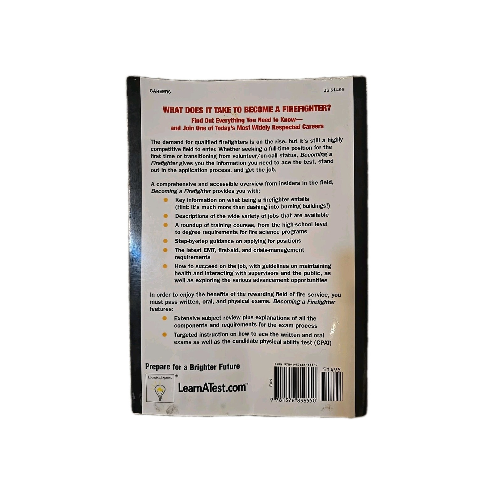 Firefighter Entry Exam Prep Book Lot – Study Guides + Interview Guides –…