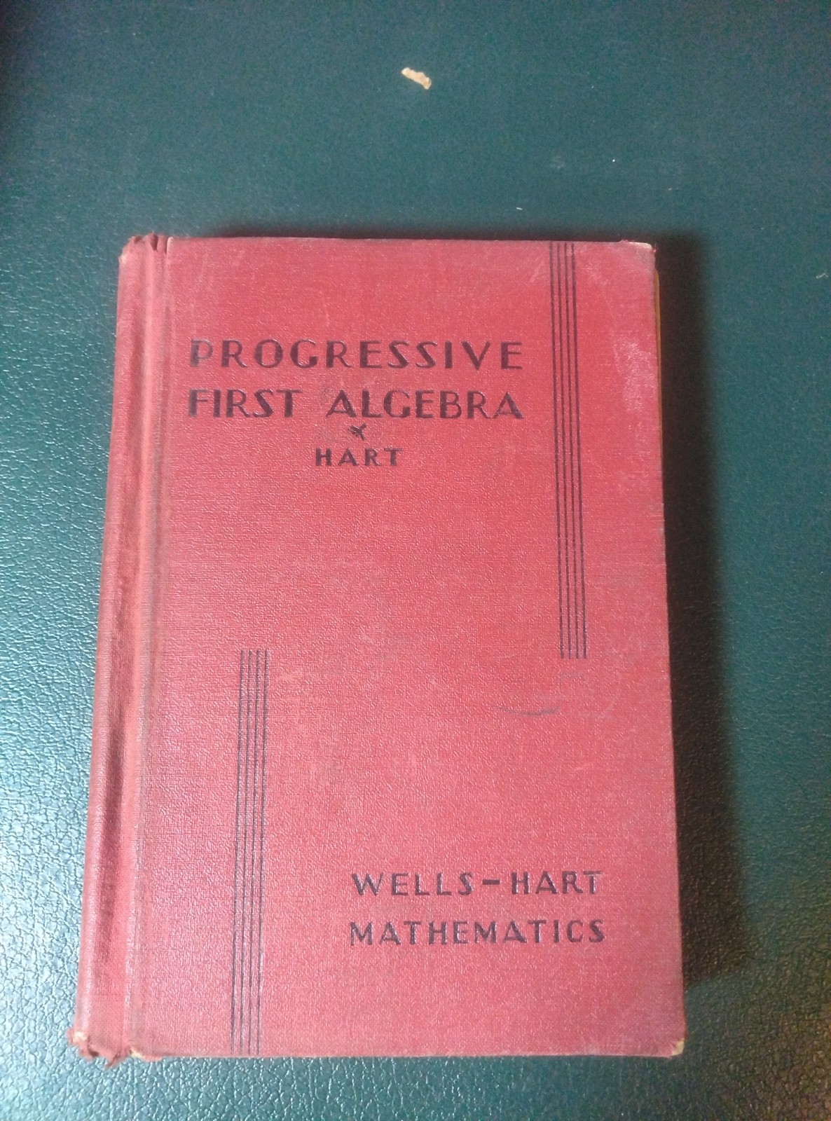 Progressive First Algebra 1934