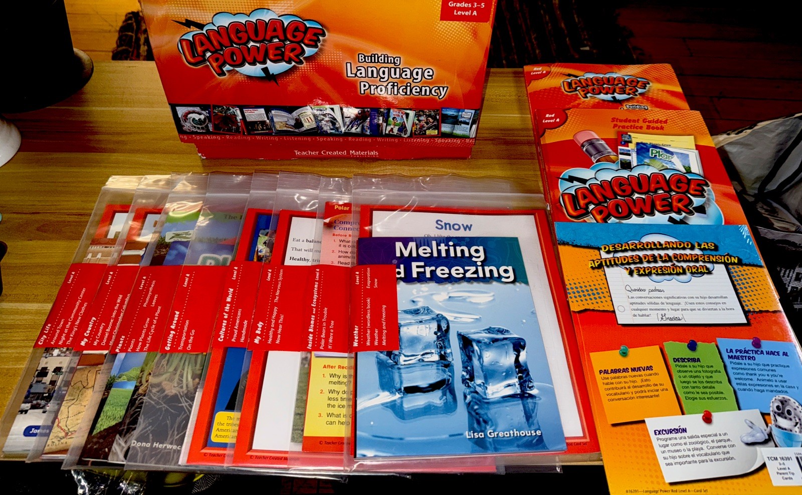 Language power building language proficiency grade 3-5 Level A Teacher Created