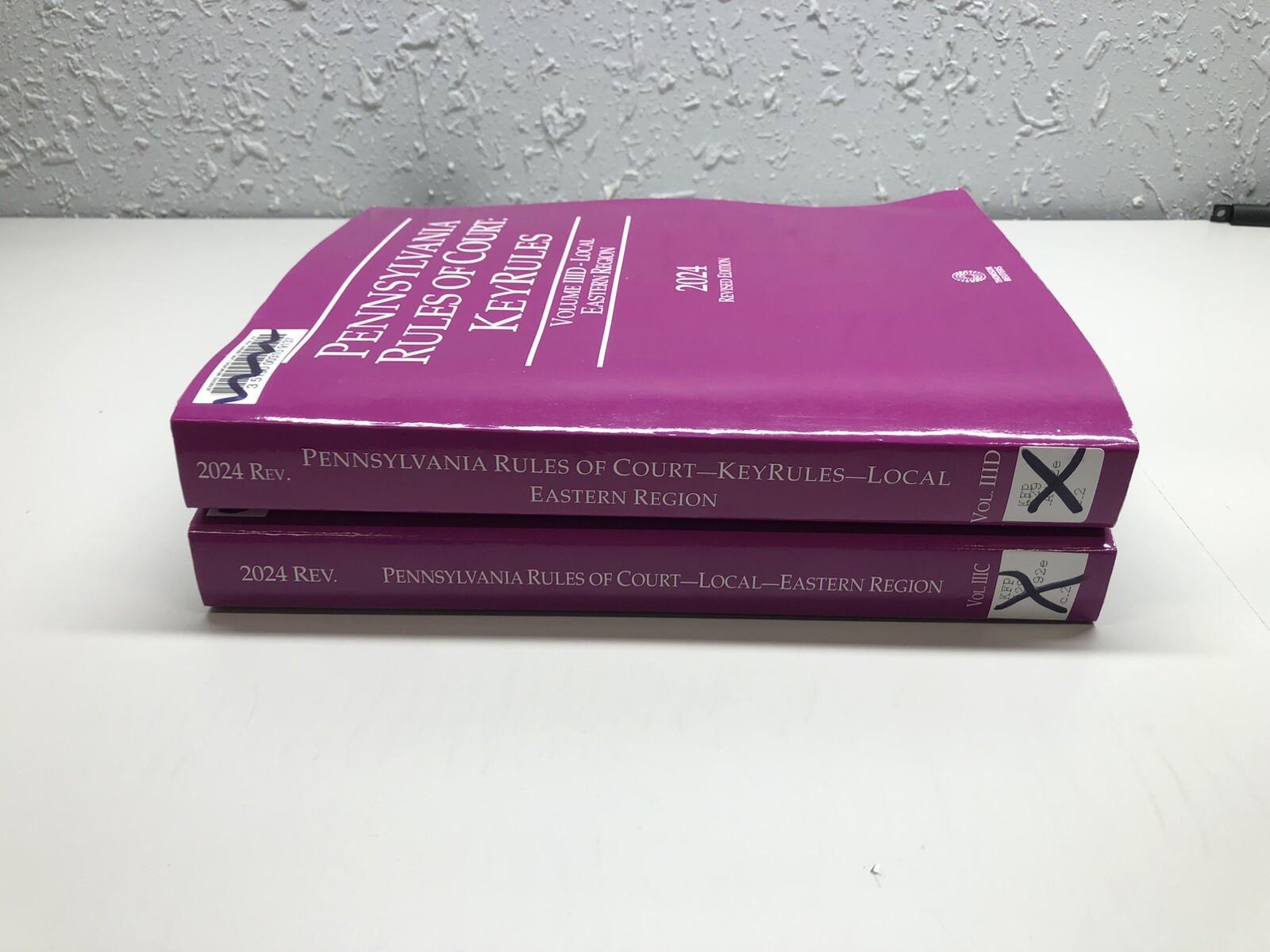 Pennsylvania Rules of Court Volume IIIC, IIID Local Eastern Region 2024 Revised