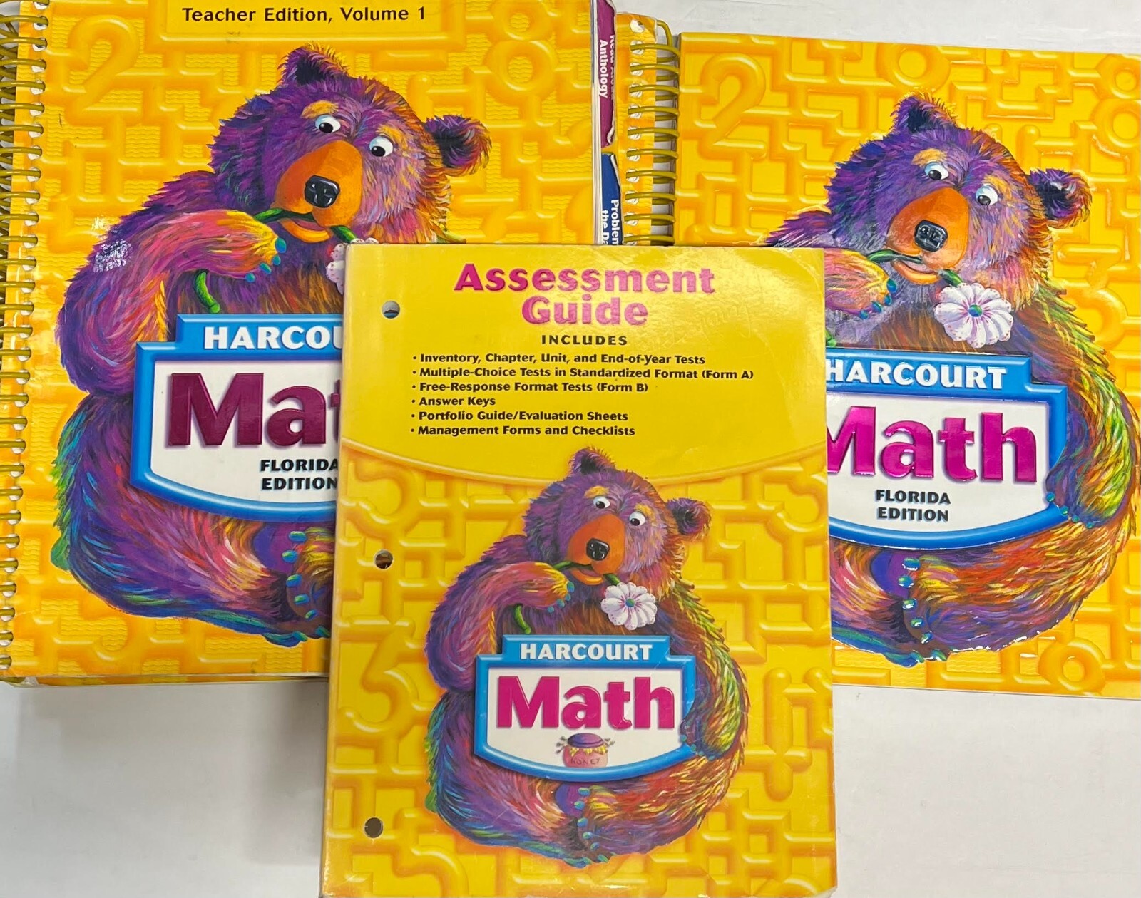 Grade 1 Harcourt Math Student Teacher Edition + Tests 1st Curriculum Homeschool