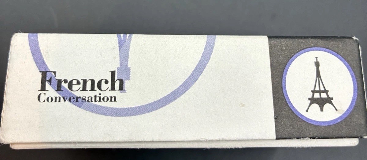 French Compact Conversation Facts Study Cards Visual Education Barely Used