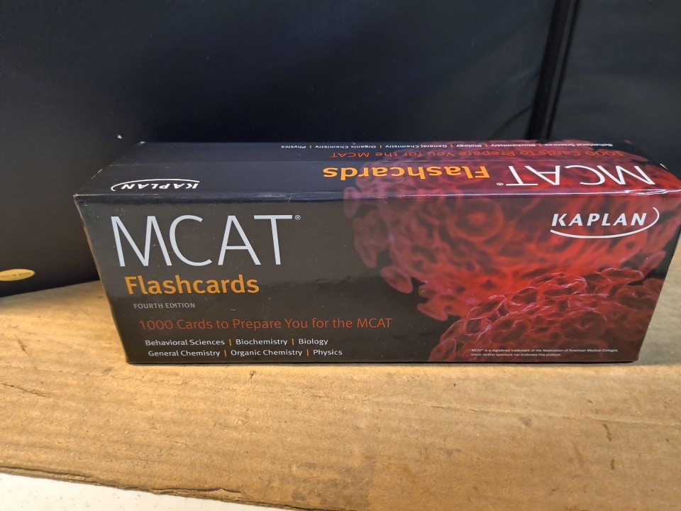 Kaplan MCAT 1000 flashcards –