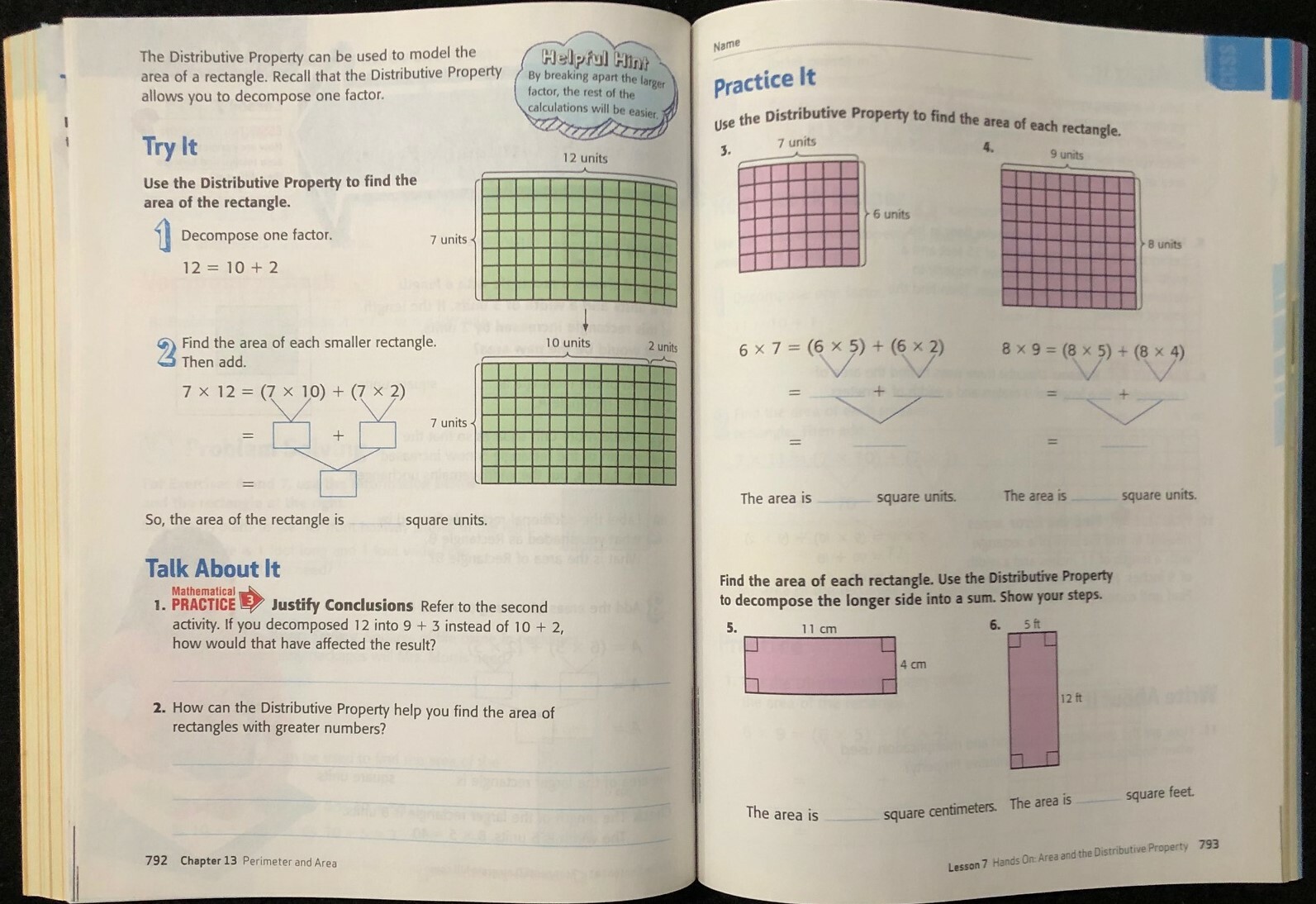 3rd – MY MATH – Student Edition Workbook (Vol. 2) (2013, McGraw-Hill)