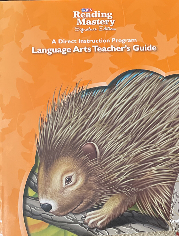 SRA Reading Mastery Signature Ed Language Arts Stand Teacher’s Guide Grade 1