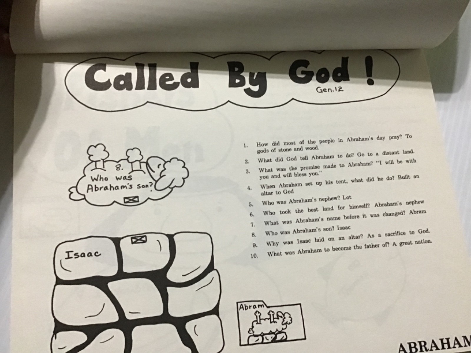 Three Christian Educational Workbooks, Curriculum Classroom Guides, Folder Games