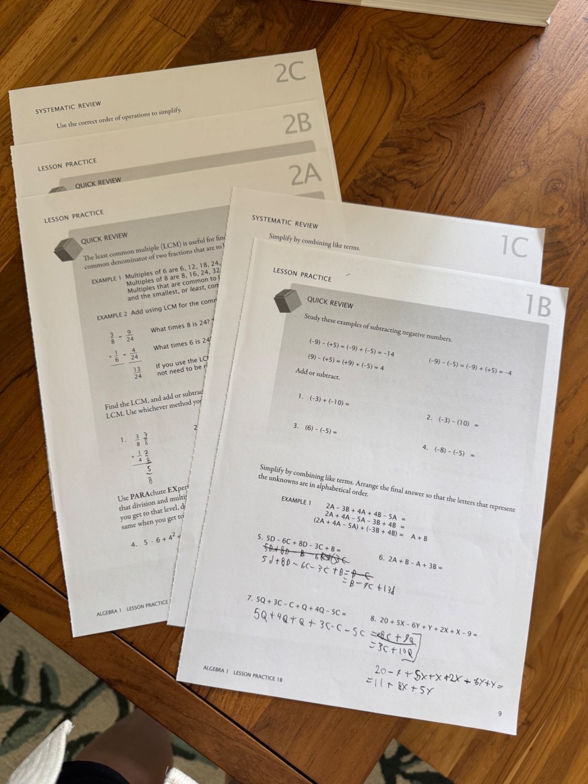 Math U See Algebra 1 Instruction/Student/Test/DVD