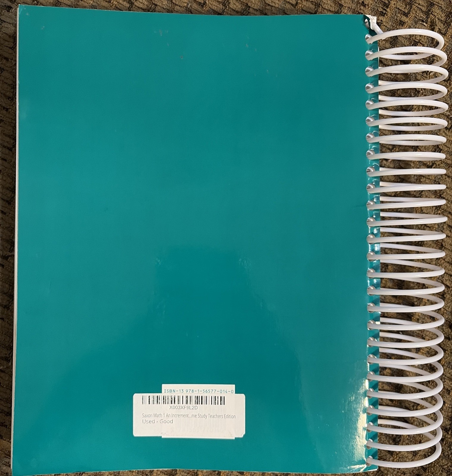 Saxon Math 1 Home Study Teacher’s Edition