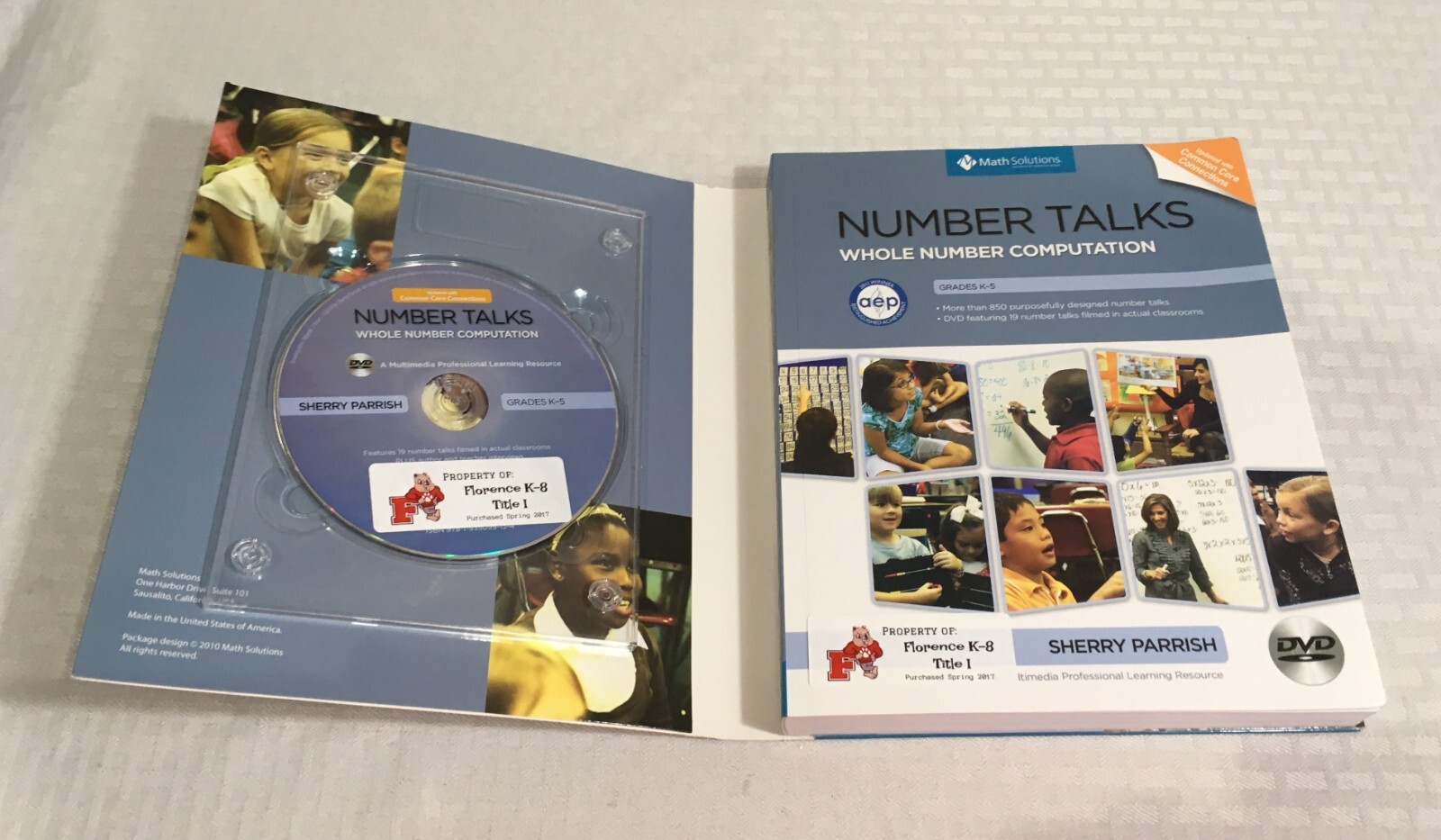 NUMBER TALKS / WHOLE NUMBER COMPUTATION WITH DVD / GRADES K – 5 / MATH SOLUTIONS
