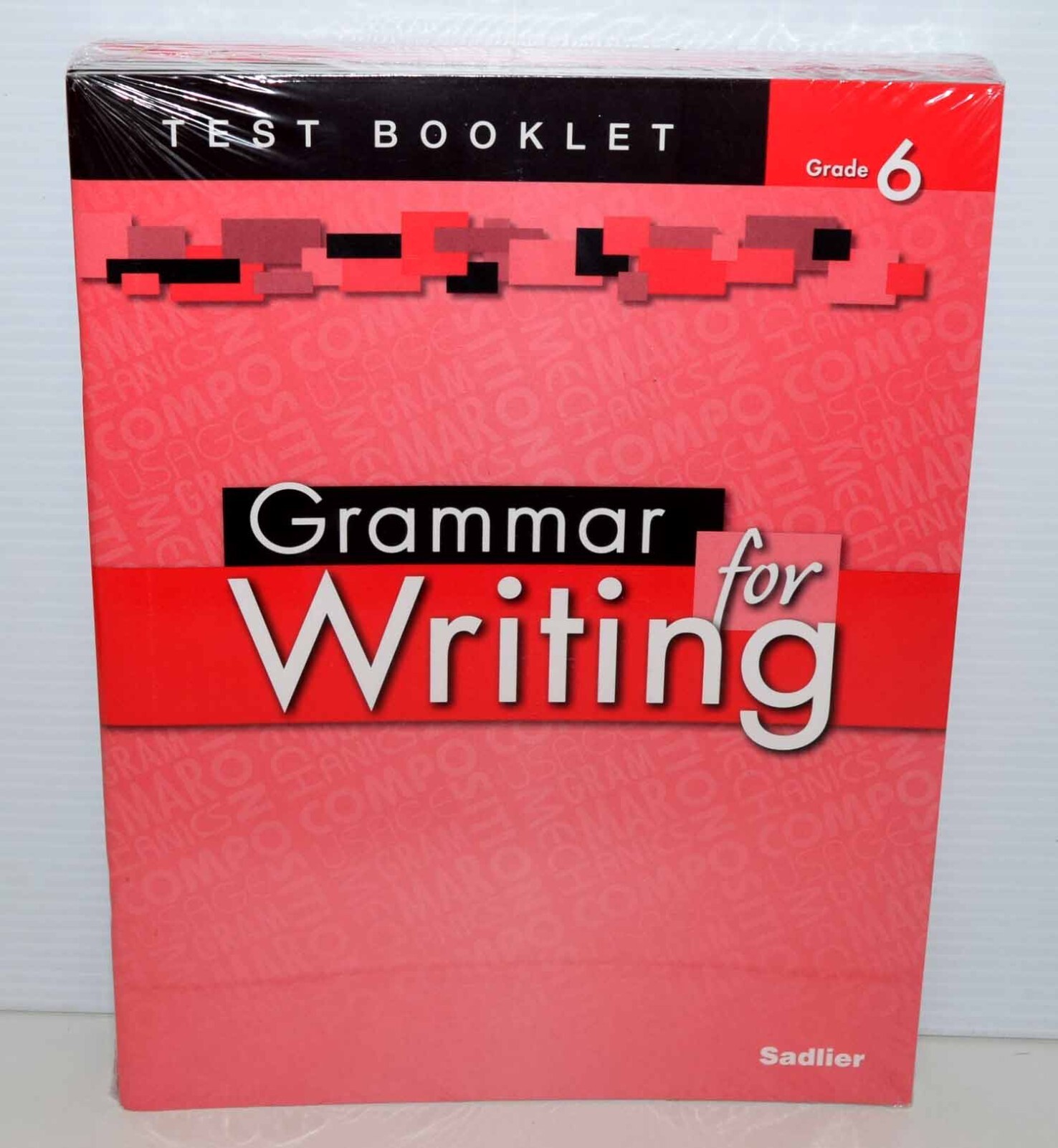 Pack of 10 – Sadlier GRAMMAR FOR WRITING LEVEL RED Grade 6 STUDENT TEST BOOKLET