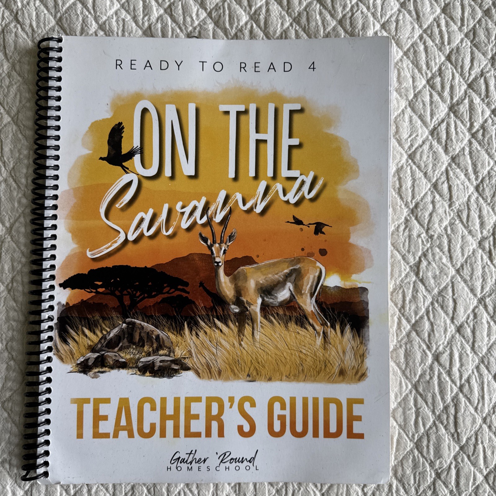 Gather Round Homeschool On the Savanna Ready to Read 4 Teachers Guide SHIPS FREE
