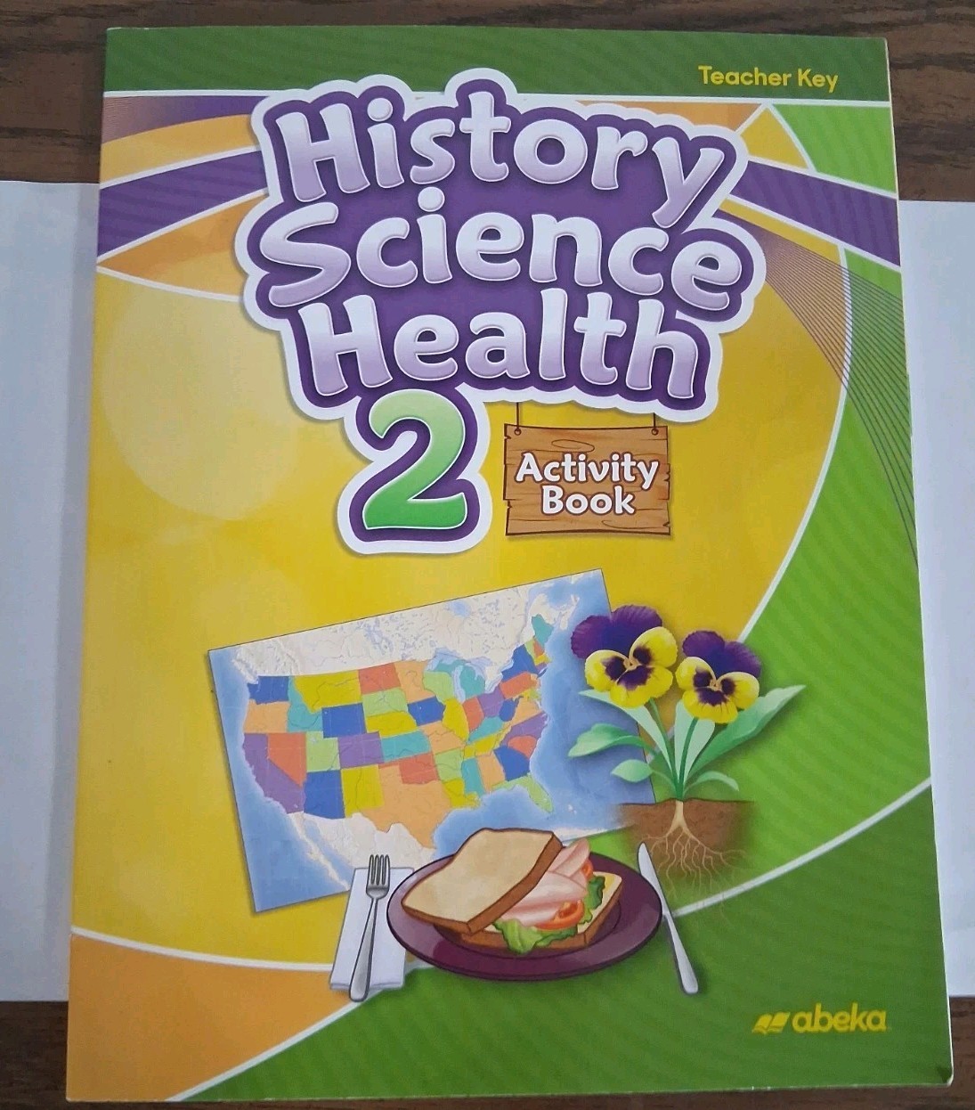 Like New Abeka History Science Health 2Activity Book Teacher Key .