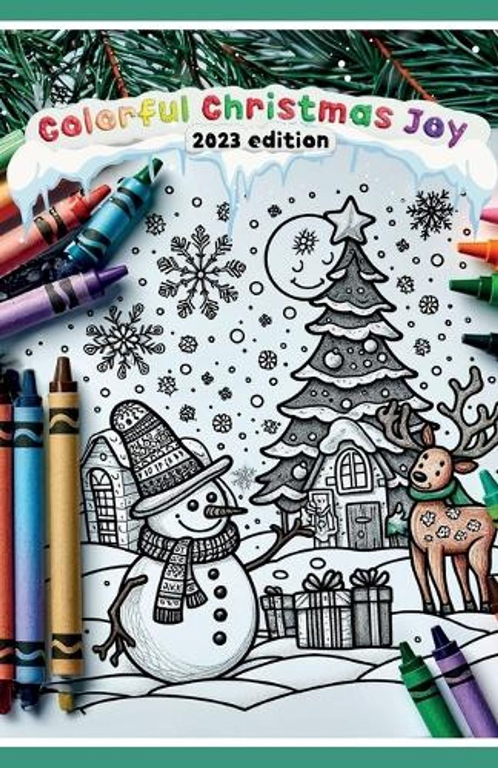 Colorful Christmas Joy: The best coloring book for children from 5 years to 10 y