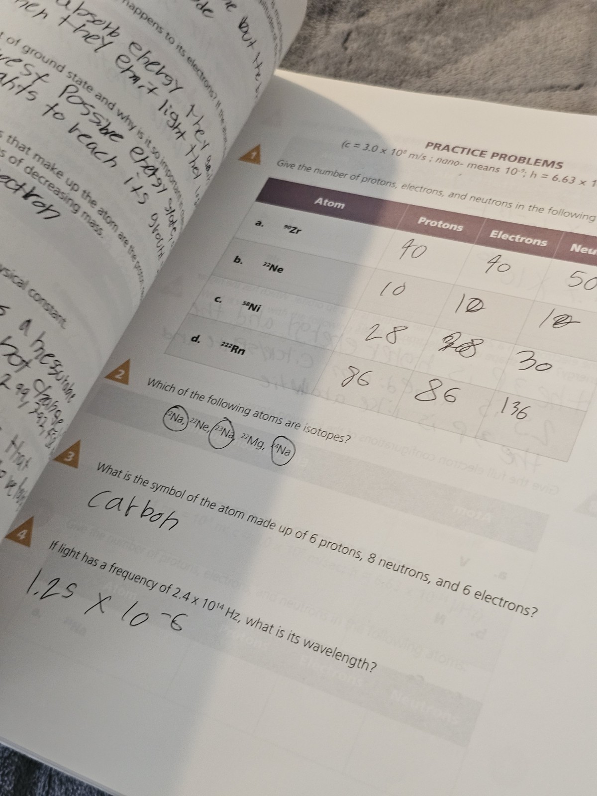 Apologia Exploring Creation with Chemistry 3rd Ed Student Notebook & Test Book