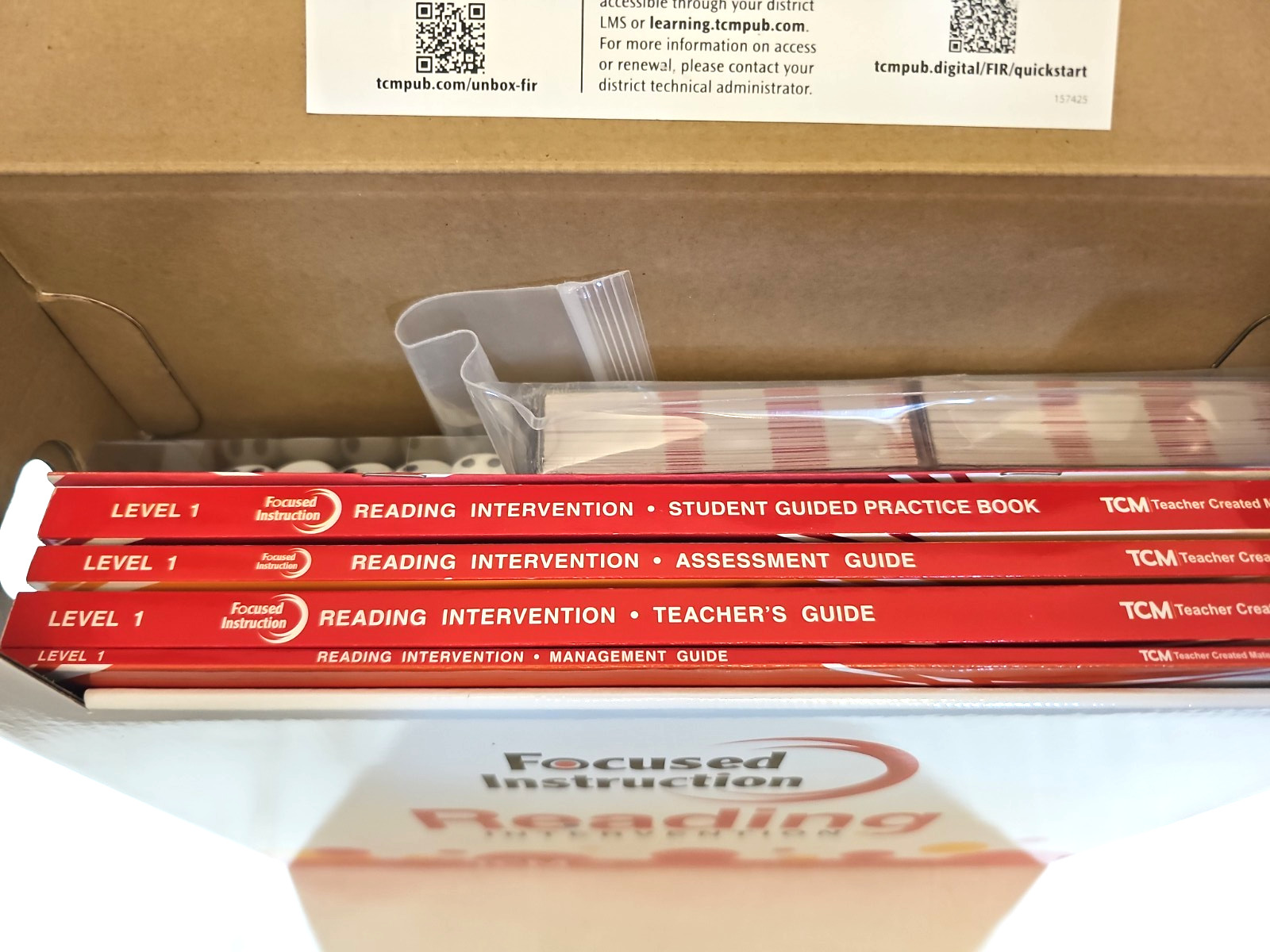 TMC Focused Reading Intervention Level 1 Teacher Created Materials COMPLETE
