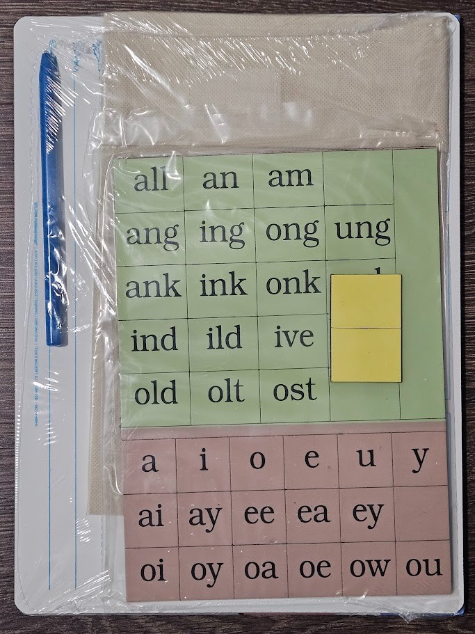 Wilson Works Language Fundations Durables Letter Board Magnetic Tiles Gel Pad+