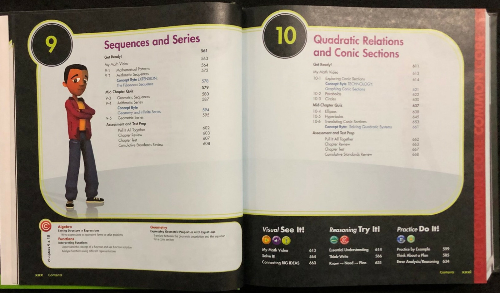 ALGEBRA 2 TEXTBOOK – Common Core – enVision Math Series (2012, Pearson)