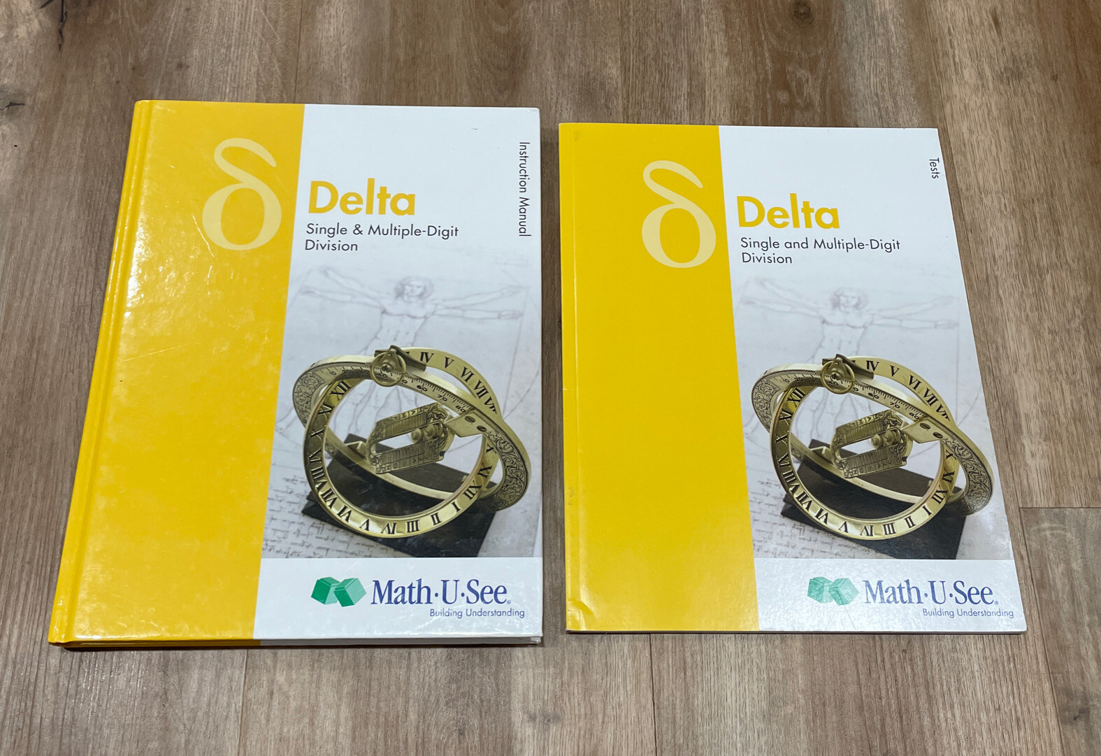 Delta: Single and Multiple-Digit Division by Math-U-See Instruction Manual&Test
