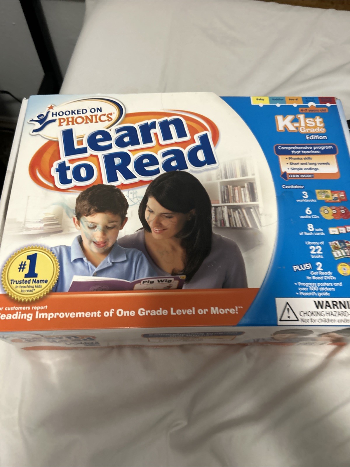 Hooked on Phonics 2004 Box Set Learn to Read K-1st First Grade Kindergarten