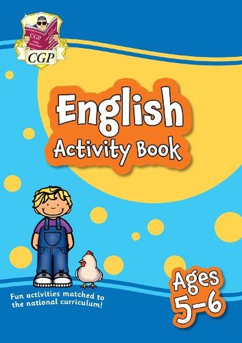 New English Activity Book for Ages 5-6: Perfect for Catch-Up and… by CGP Books