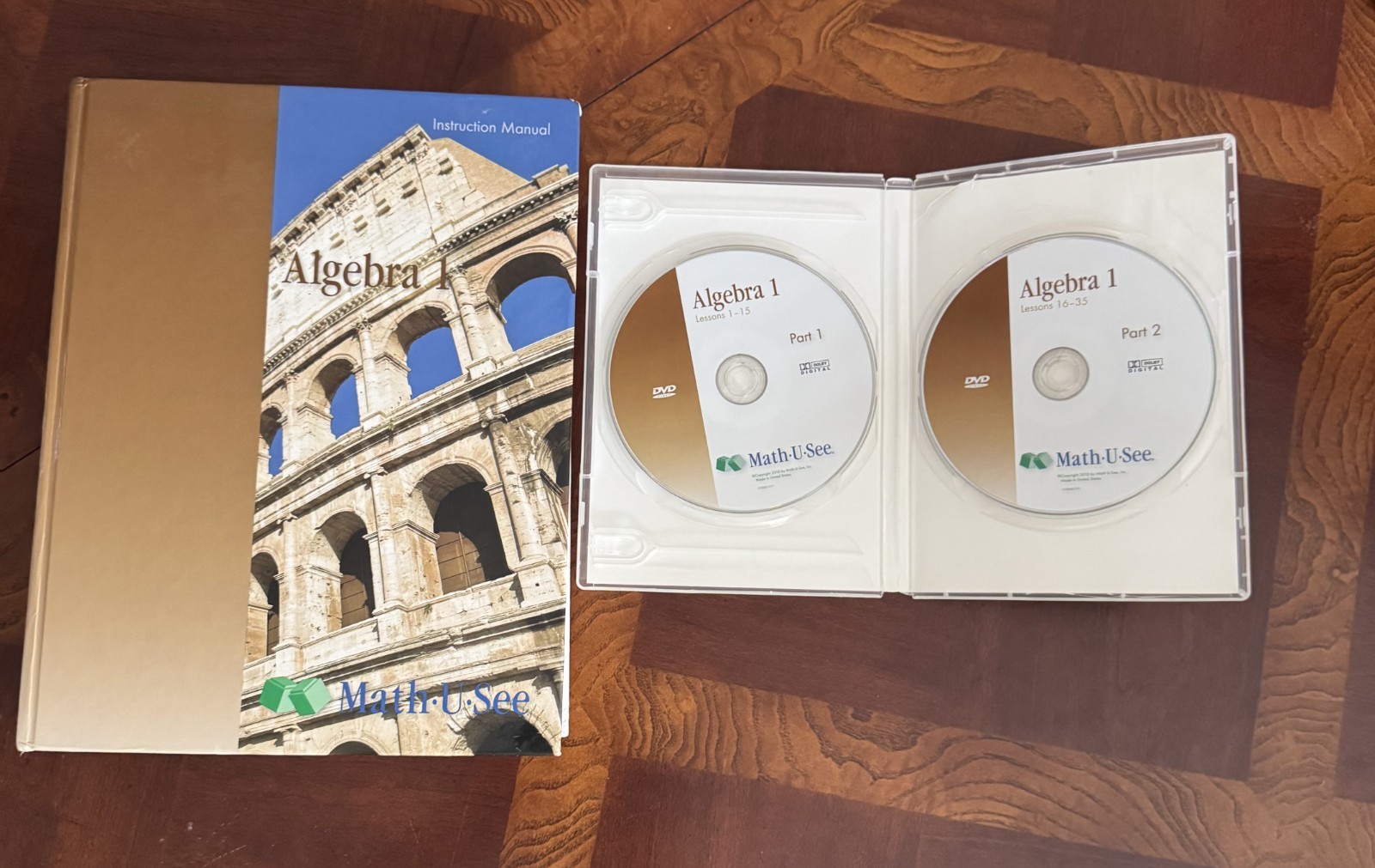 Math You See Algebra 1 with 2 DVD’s