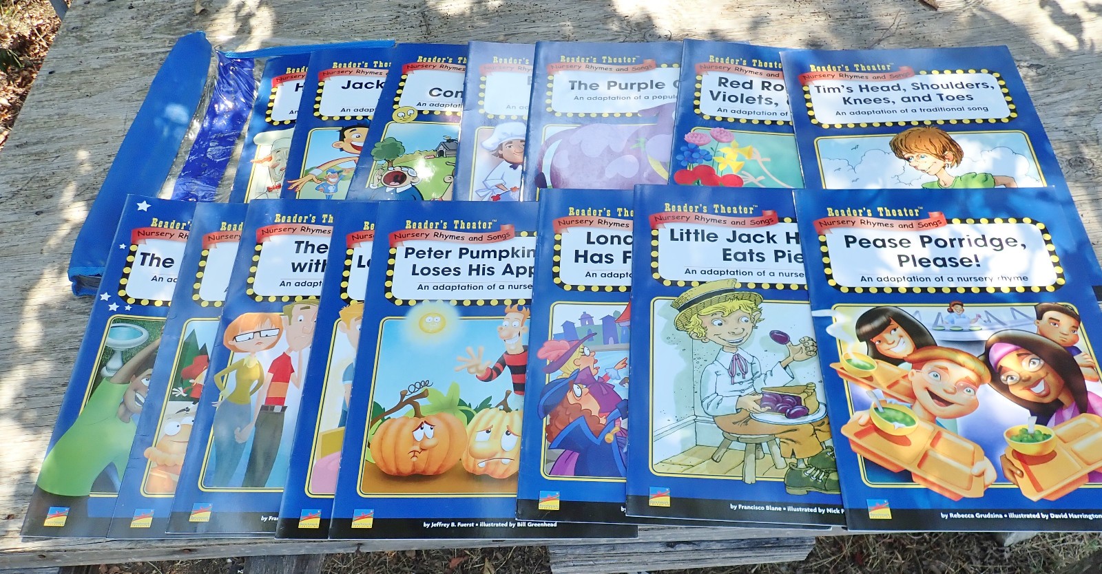 Lot of 15 Benchmark Education Grades K-2 Nursery Rhymes Song Big Books 19×13.5″