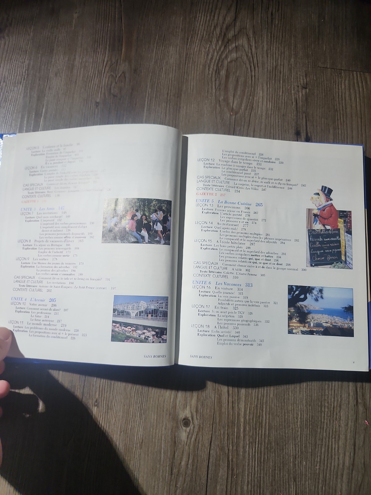 Sans Bornes (1990, Hardcover, Teacher Edition’s Guide)