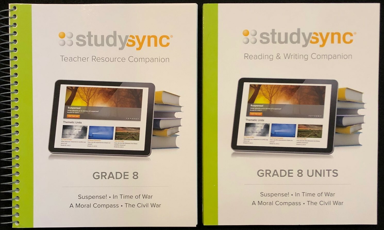 8th – STUDY SYNC Teacher Resource Companion & Reading/Writing Student Companion