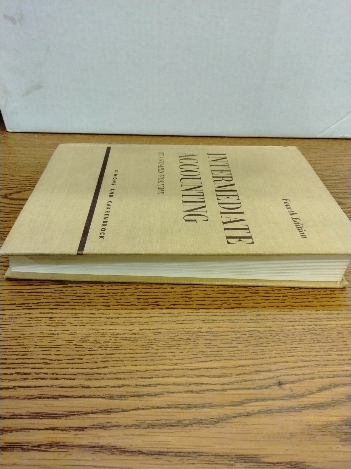 intermediate accounting Fourth Edition 1965