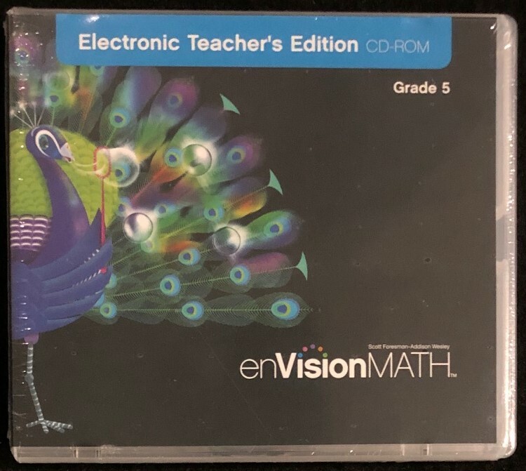 5th Grade enVision ELECTRONIC TEACHER’S EDITION CD-ROM – Hard Case (2009)