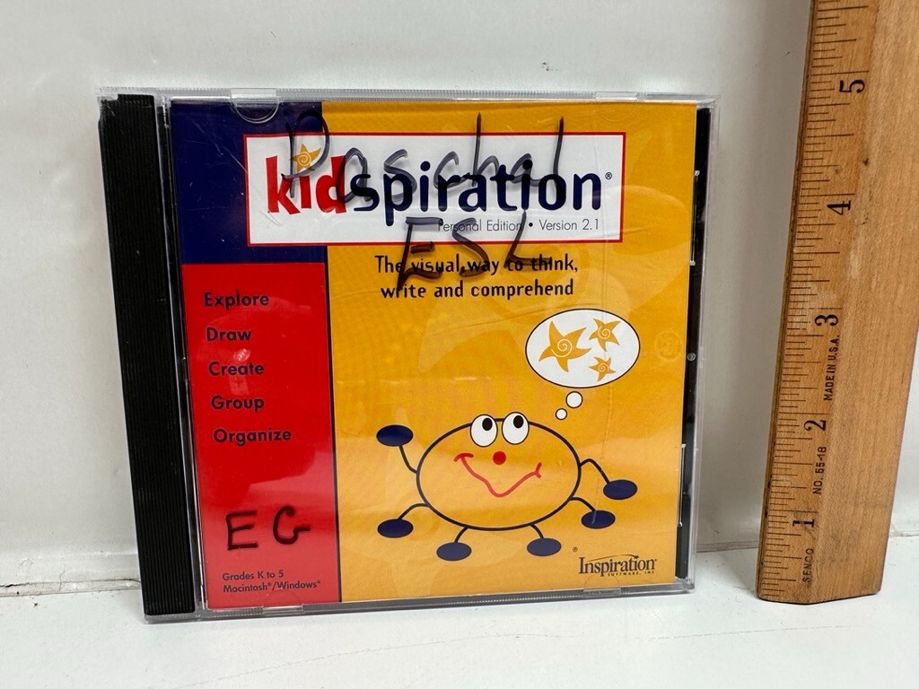 Kidspiration Write and Comprehend Explore Draw Create Organize Homeschool
